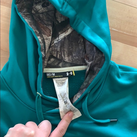 Under Armour Teal Sweatshirt - Picture 2 of 3